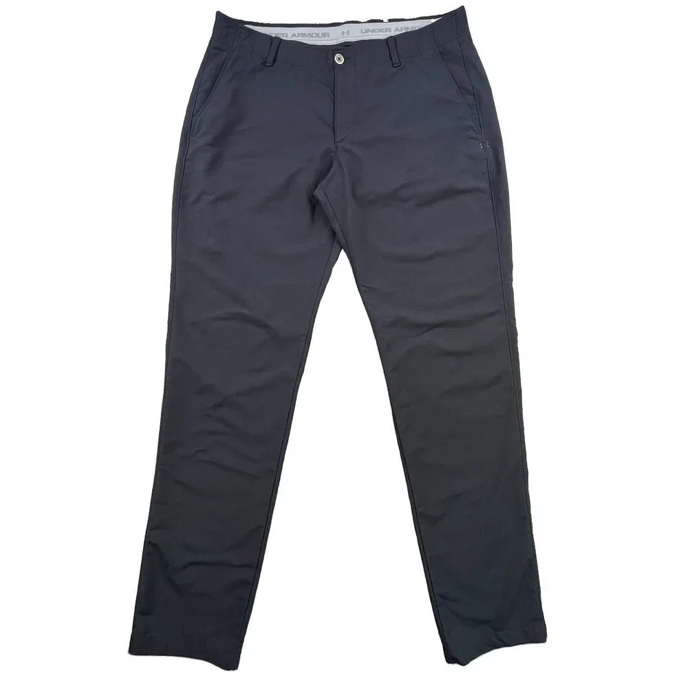 Under Armour Matchplay Golf Pants Men’s 38x34 Black Showdown Performance Stretch